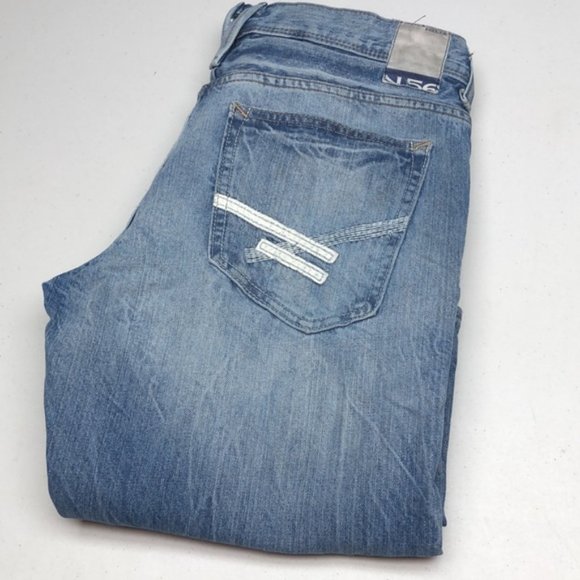 PREMIUM MENS HELIX SLIM BOOTCUT JEANS 29x30 ⭐️ - Picture 1 of 11